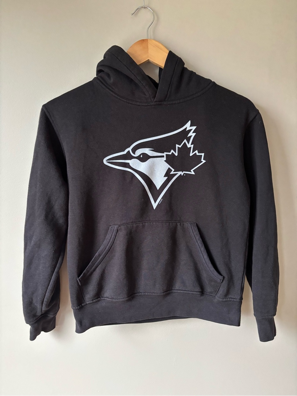 Boys MLB Blue Jays Hoodie Black Size Small